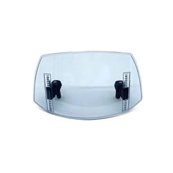 New AK500 AK550i Motorcycle Windshield Extension Adjustable Spoiler Deflector - Light Smoke