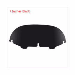 Motorcycle Wave Windshield Windscreen Fairing Wind Deflector For Harley - 7In Black 220