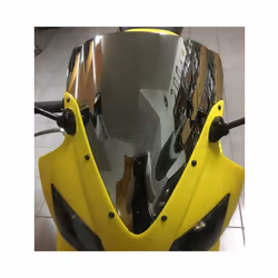 Motorcycle Double Bubble Windshield WindScreen Screen For 2001 2002 2003 - Smoke