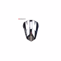 FOR YAMAHA Motorcycle Double Bubble Smoke Windshield Windscreen Screen - Chrome