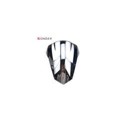 FOR YAMAHA Motorcycle Double Bubble Smoke Windshield Windscreen Screen - Chrome