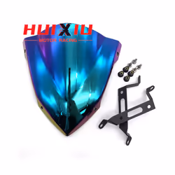 Motorcycle Modification Front Windshield Deflector Windshield Windshield - MULTI
