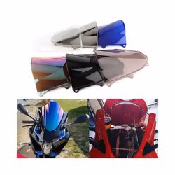 Windshield For Suzuki GSXR1000 GSX-R GSXR 1000 K17 2017-2021 Double Bubble - Silver