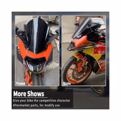 Windscreen Windshield Parabrisa For KTM RC 125 200 390 RC200 RC390 2014 - Light SMoke