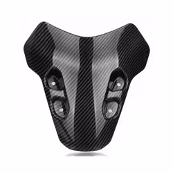 MT07 Motorcycle Windshield Screen Visor Windscreen Double Bubble Wind - carbon fiber