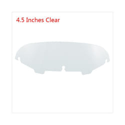 Motorcycle Wave Windshield Windscreen Fairing Wind Deflector For Harley - 4.5In Clear 201