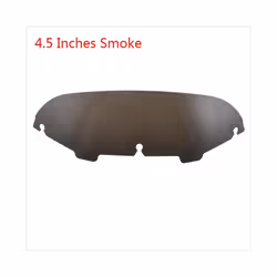 Motorcycle Wave Windshield Windscreen Fairing Wind Deflector For Harley - 4.5In Smoke 200