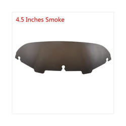 Motorcycle Wave Windshield Windscreen Fairing Wind Deflector For Harley - 4.5In Smoke 200