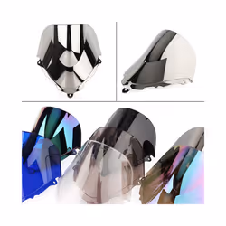 Motorcycle Windshield WindScreen For Suzuki GSX 600F GSX 750F Katana 600 - Silver