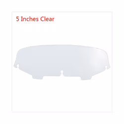 Motorcycle Wave Windshield Windscreen Fairing Wind Deflector For Harley - 5In Clear 204