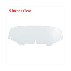 Motorcycle Wave Windshield Windscreen Fairing Wind Deflector For Harley - 5In Clear 204