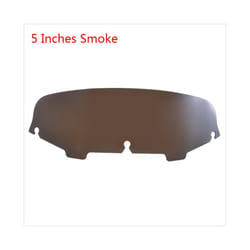Motorcycle Wave Windshield Windscreen Fairing Wind Deflector For Harley - 5In Smoke 205