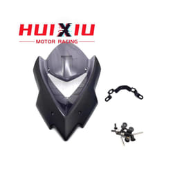 Motorcycle modification windshield visor windshield suitable for Kawasaki - Dark Grey