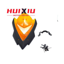 Motorcycle modification windshield visor windshield suitable for Kawasaki - Orange