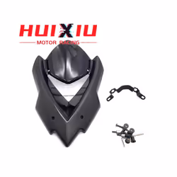 Motorcycle modification windshield visor windshield suitable for Kawasaki - black