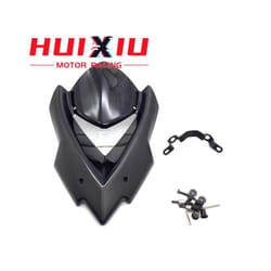 Motorcycle modification windshield visor windshield suitable for Kawasaki - black