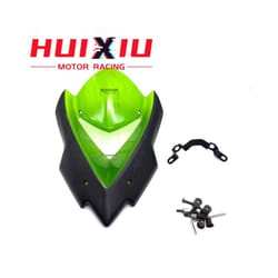 Motorcycle modification windshield visor windshield suitable for Kawasaki - Green
