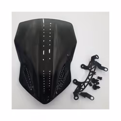 Motorcycle High Quality Windshield WindScreen Smoke Black Screen W/ Bracket - Orange