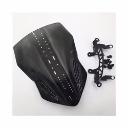 Motorcycle High Quality Windshield WindScreen Smoke Black Screen W/ Bracket - Orange