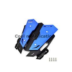 Motorcycle Accessories Aluminum Alloy Screen Windscreens Wind Deflector - Blue