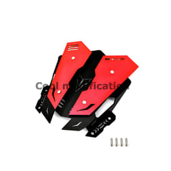 Motorcycle Accessories Aluminum Alloy Screen Windscreens Wind Deflector - Red