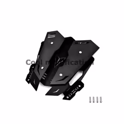 Motorcycle Accessories Aluminum Alloy Screen Windscreens Wind Deflector - black