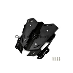 Motorcycle Accessories Aluminum Alloy Screen Windscreens Wind Deflector - black