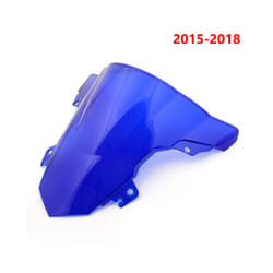 Areyourshop Windshield WindScreen Double Bubble For BMW S1000RR 2015-2018 - Blue 15-18