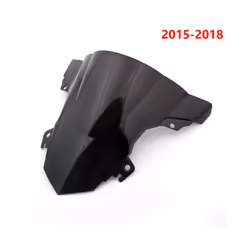 Areyourshop Windshield WindScreen Double Bubble For BMW S1000RR 2015-2018 - black 15-18