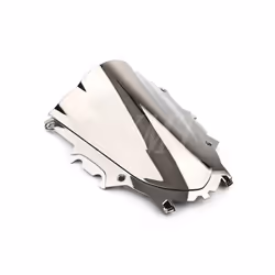 For Yamaha YZF R25 R3 2019 2020 2021 2022 2023 Black Motorcycle Windshield - silver