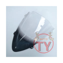 Motorcycle Multicolor Windshield Spoiler Wind Deflector For Kawasaki Ninja250 - Clear