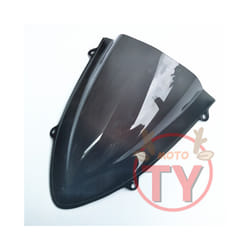Motorcycle Multicolor Windshield Spoiler Wind Deflector For Kawasaki Ninja250 - Smoke Black
