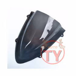 Motorcycle Multicolor Windshield Spoiler Wind Deflector For Kawasaki Ninja250 - Smoke Black