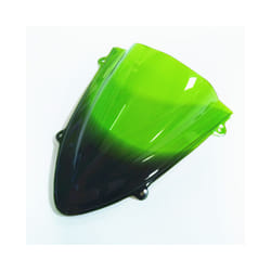 Motorcycle Multicolor Windshield Spoiler Wind Deflector For Kawasaki Ninja250 - Green