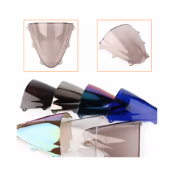 Motorcycle Double Bubble Windshield For Suzuki GSX-R GSXR 600 750 GSXR600 - Smoke