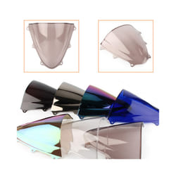 Motorcycle Double Bubble Windshield For Suzuki GSX-R GSXR 600 750 GSXR600 - Smoke