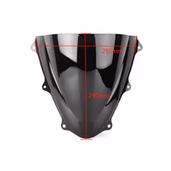 Motorcycle Double Bubble Windshield For Suzuki GSX-R GSXR 600 750 GSXR600 - Smoke