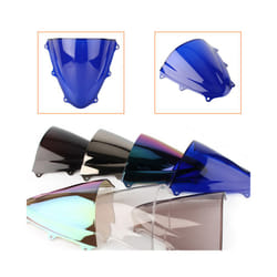 Motorcycle Double Bubble Windshield For Suzuki GSX-R GSXR 600 750 GSXR600 - Blue