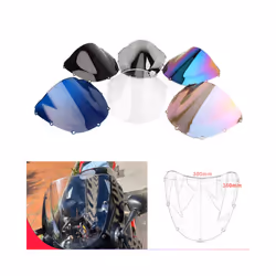 Motorcycle Windscreen Covers Screen Motorbikes Deflector Windshield For - Clear