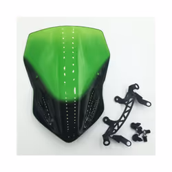 For 2017 Kawasaki Z900 Z 900 2018 2019 Motorcycle Windshield Windscreen - black