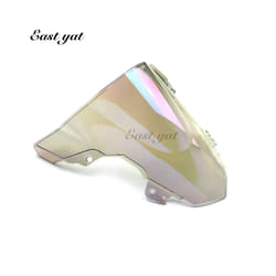 Motorcycle Double Bubble Windshield WindScreen For BMW S 1000 RR S1000 - Clear iruidium