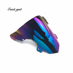 Motorcycle Double Bubble Windshield WindScreen For BMW S 1000 RR S1000 - Clear iruidium
