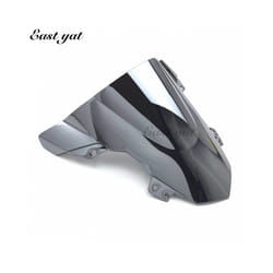 Motorcycle Double Bubble Windshield WindScreen For BMW S 1000 RR S1000 - Silver