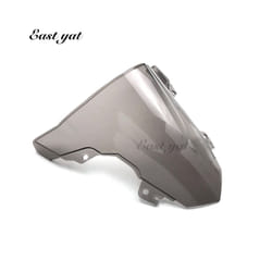 Motorcycle Double Bubble Windshield WindScreen For BMW S 1000 RR S1000 - Smoke