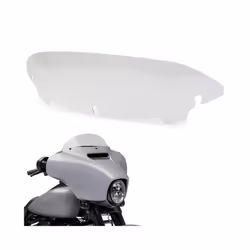 Motorcycle 4.5" Wave Windshield Windscreen For Harley Davidson Touring - Clear