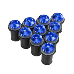 10 PCS M5 Windscreen Windshield Wind Deflectors Bolts Kits FOR YAMAHA - Blue