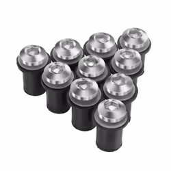 10 PCS M5 Windscreen Windshield Wind Deflectors Bolts Kits FOR YAMAHA - Silver