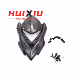 Motorcycle modification windshield visor windshield suitable for Kawasaki - Carbon fiber pattern
