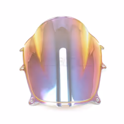 Motorcycle Double Bubble Windshield WindScreen Screen For 2005 2006 Honda - Clear Iridium