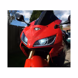 Motorcycle Double Bubble Windshield WindScreen Screen For 2005 2006 Honda - Clear Iridium